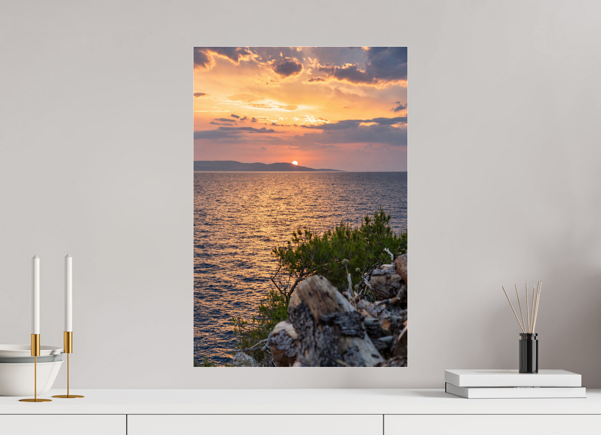 40 x 60 cm, Photo Print Under Acrylic Glass Last Lights