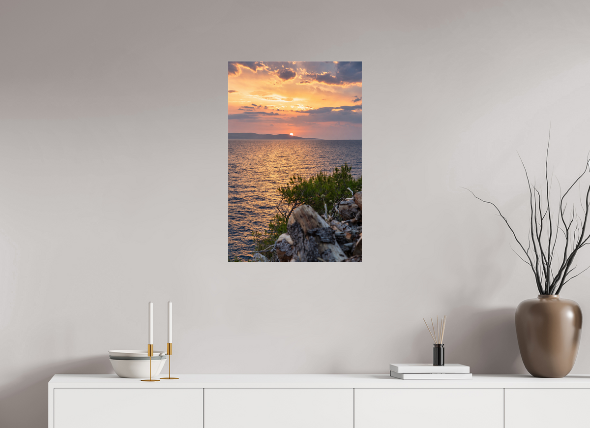 50 x 75 cm, Photo Print Under Acrylic Glass Last Lights