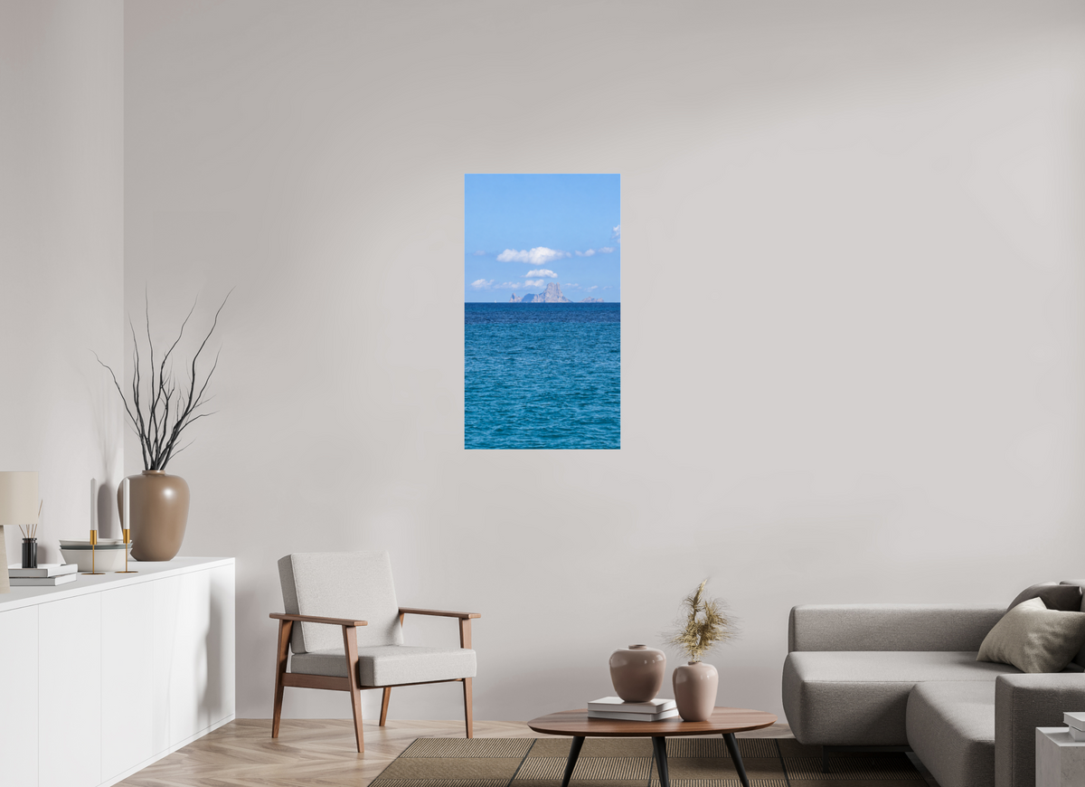 60 x 105,8 cm, Photo Print Under Acrylic Glass Beyond the Blue