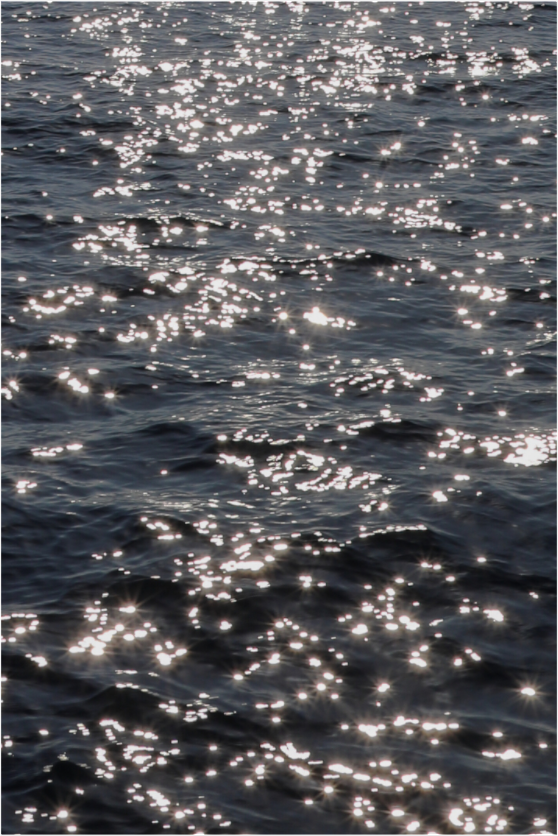 Sun kiss the water