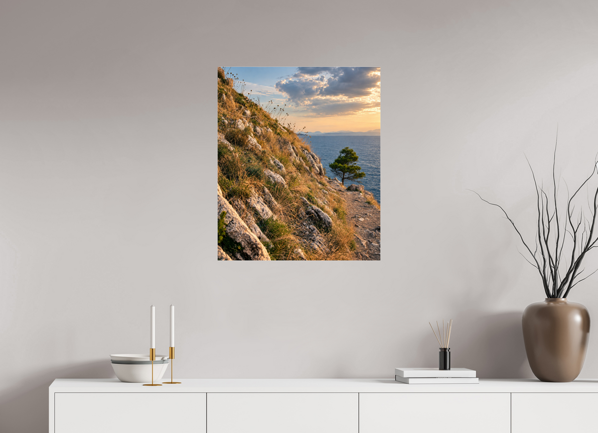 60 x 71,5 cm, Photo Print Under Acrylic Glass Path to the Sea