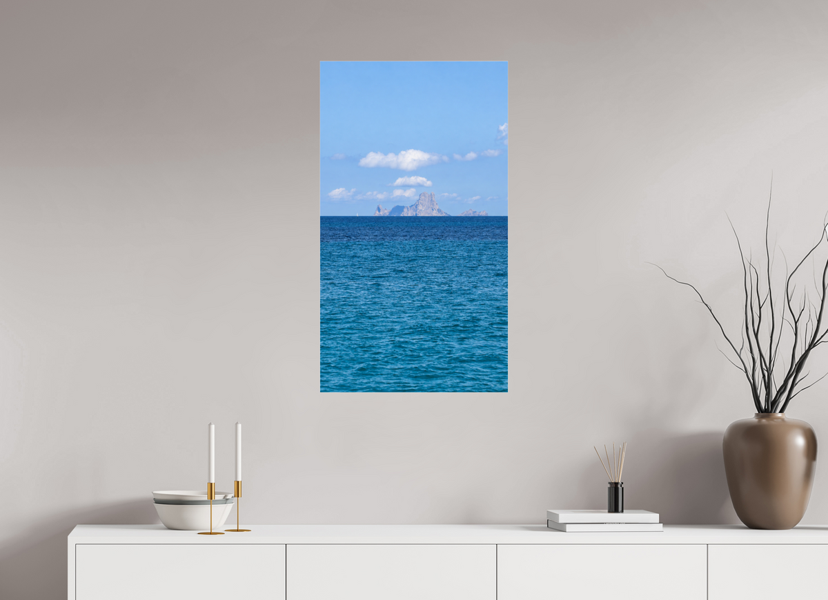50 x 88,2 cm, Photo Print Under Acrylic Glass Beyond the Blue