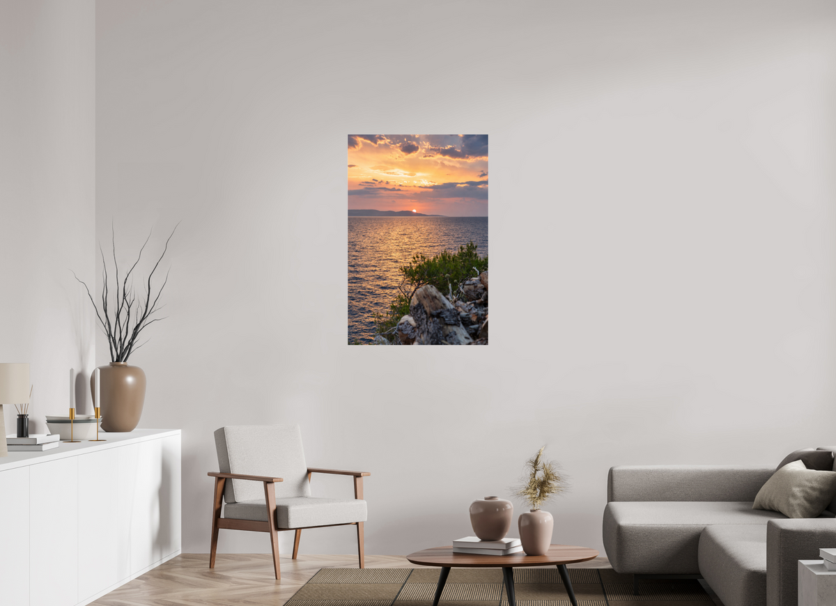 70 x 105 cm, Photo Print Under Acrylic Glass Last Lights