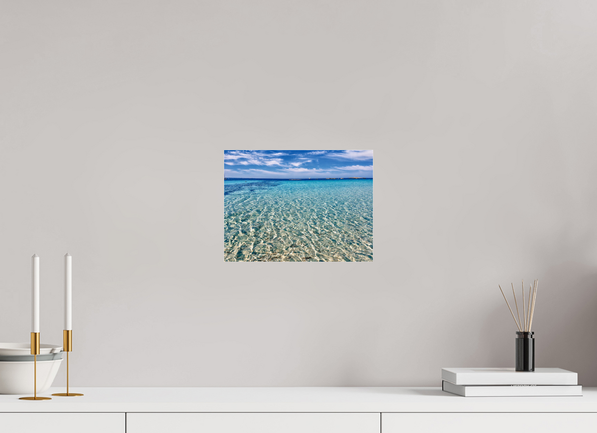 28 x 21 cm, Photo Print Under Acrylic Glass Crystal Shallows