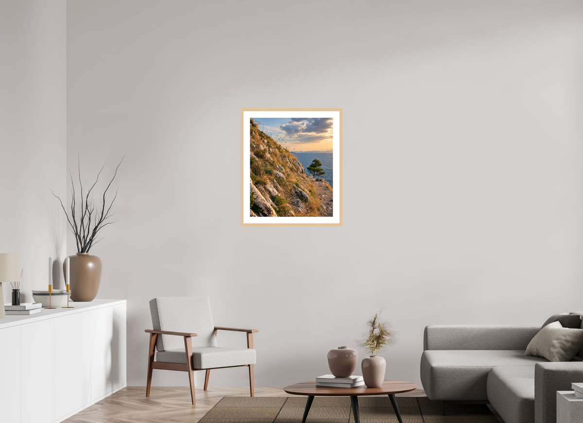 60 x 71,5 cm, Fineartprint im Rahmen - natur Path to the Sea