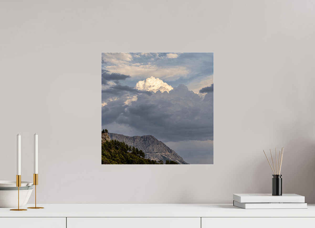 40 x 40 cm, Photo Print Under Acrylic Glass Where Light Emerges