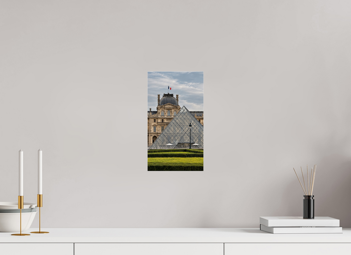 18 x 32 cm, Photo Print Under Acrylic Glass Louvre