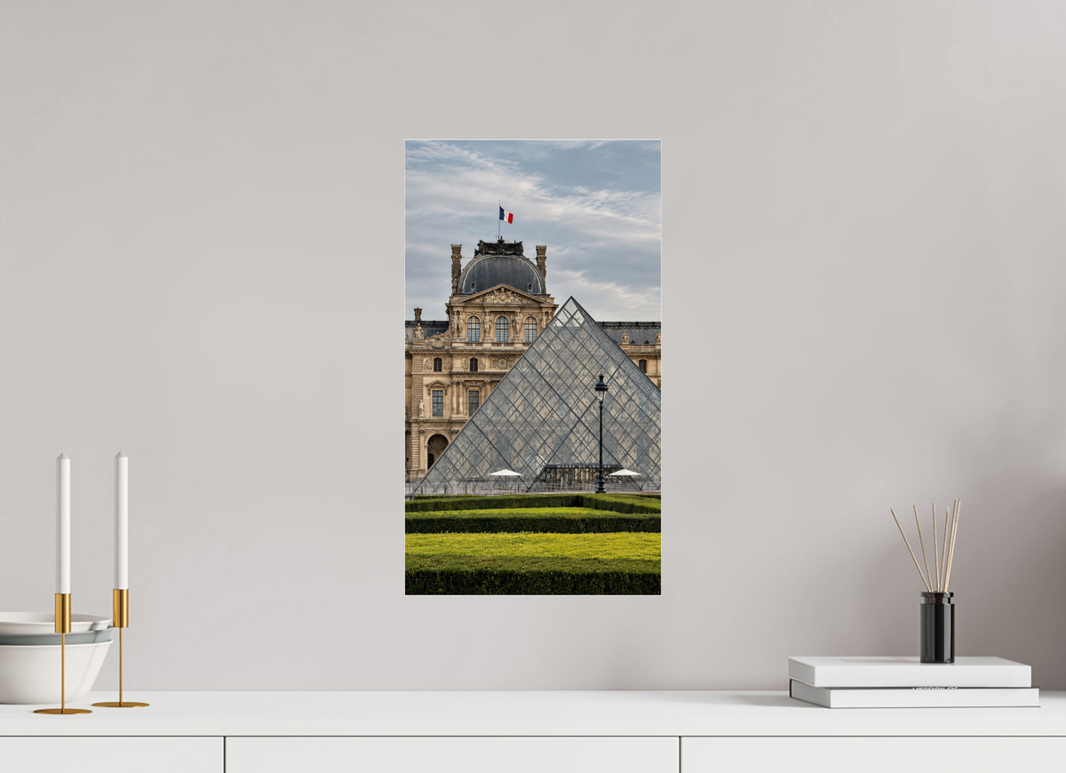 27 x 48 cm, Photo Print Under Acrylic Glass Louvre