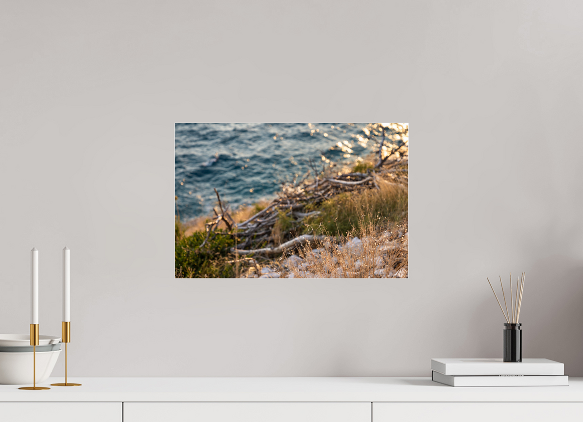 45 x 30 cm, Photo Print Under Acrylic Glass Coastal Whispers