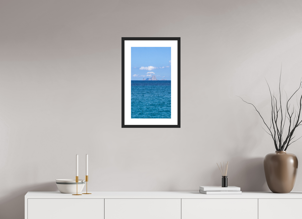 30 x 52,9 cm, Fineartprint im Rahmen - schwarz Beyond the Blue