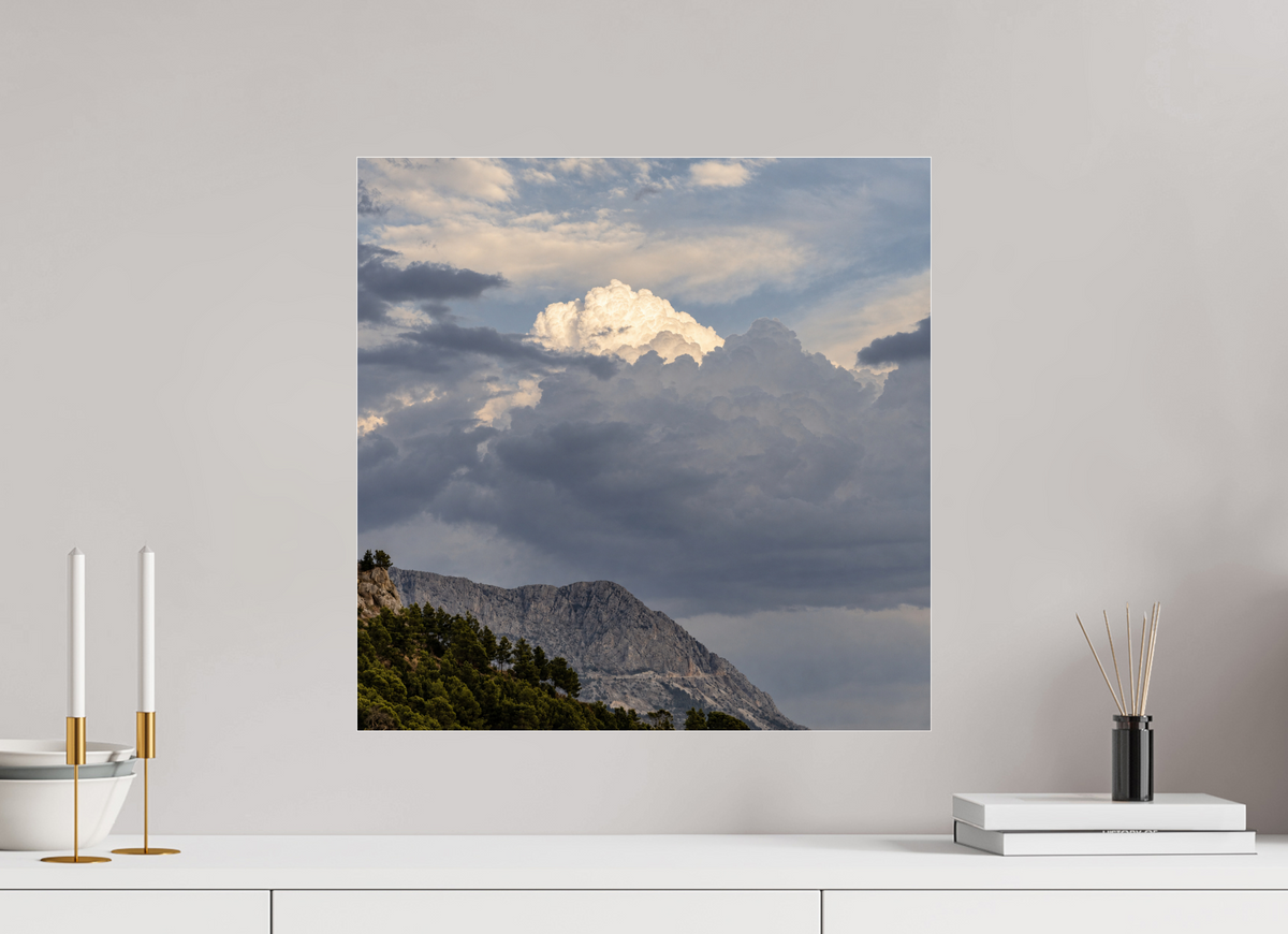 50 x 50 cm, Photo Print Under Acrylic Glass Where Light Emerges