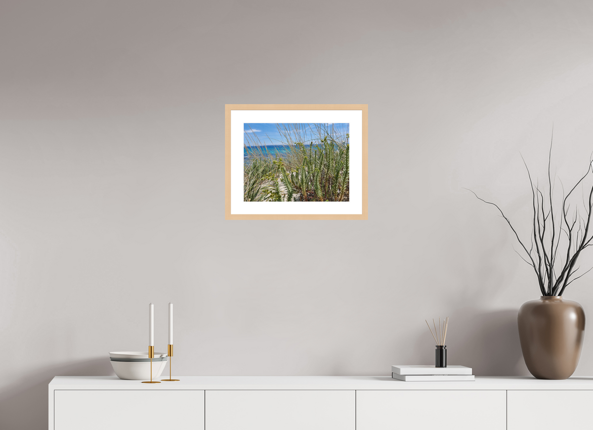 40 x 30 cm, Fineartprint im Rahmen - natur Wild Coastal Grace