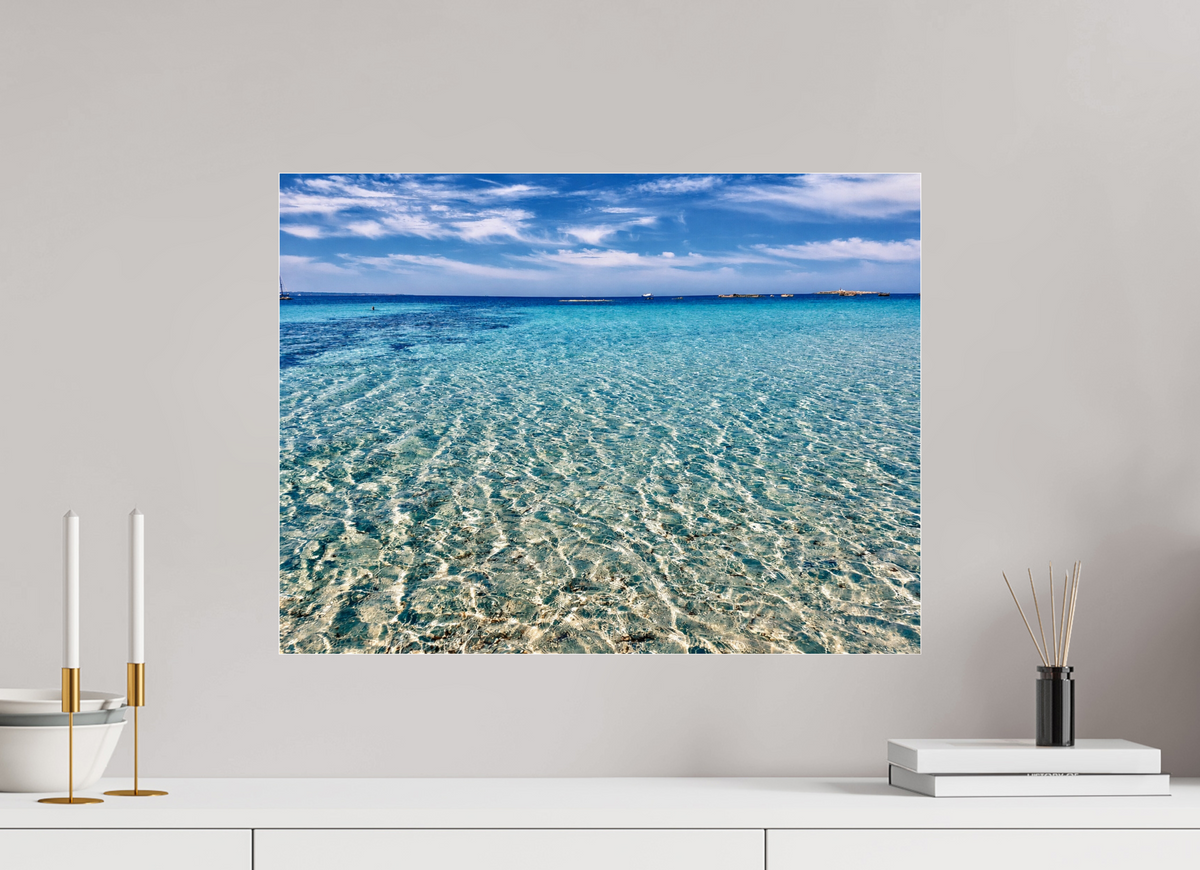 60 x 45 cm, Photo Print Under Acrylic Glass Crystal Shallows