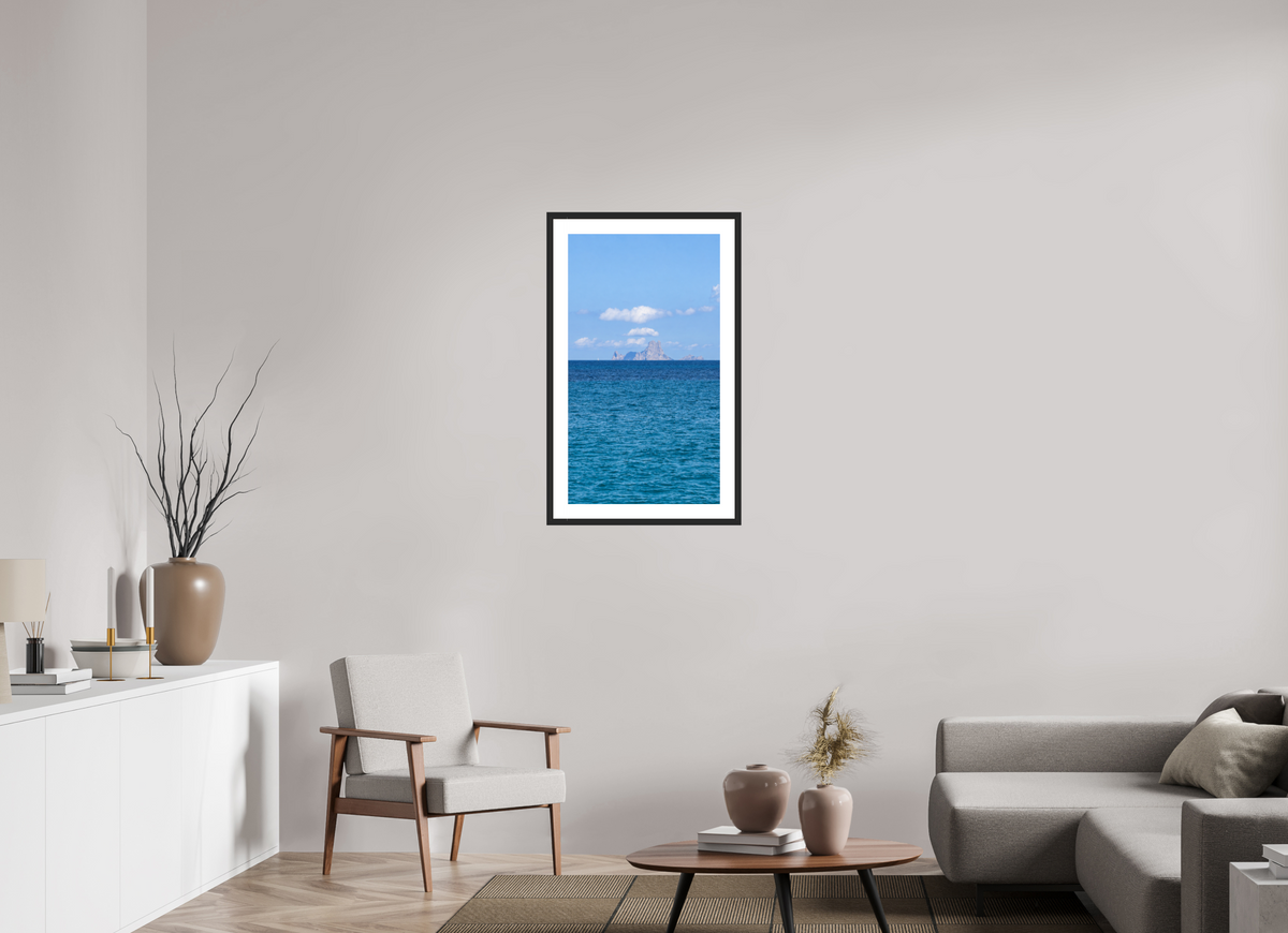 50 x 88,2 cm, Fineartprint im Rahmen - schwarz Beyond the Blue