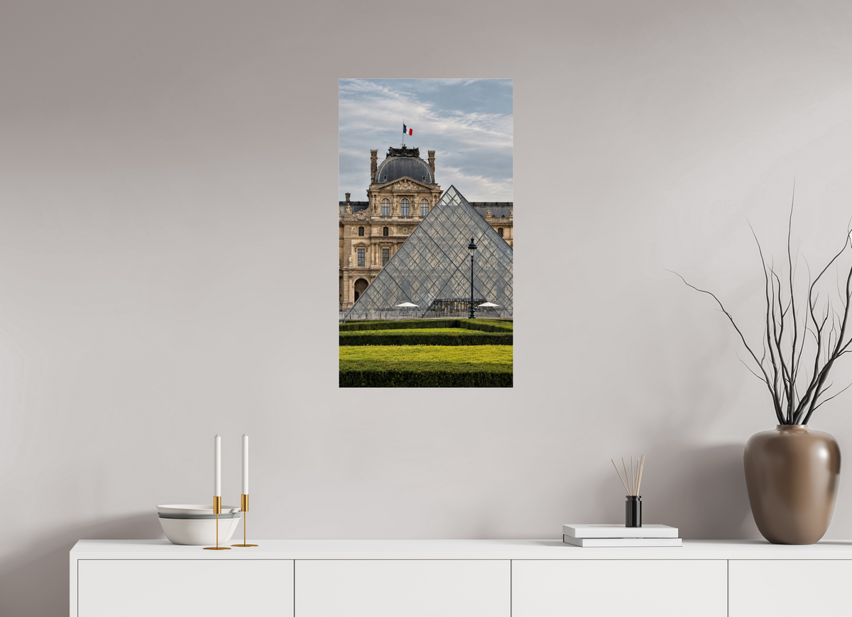 45 x 80 cm, Photo Print Under Acrylic Glass Louvre