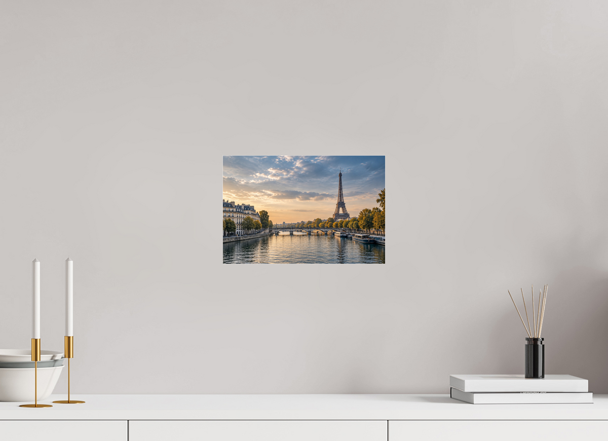 30 x 20 cm, Photo Print Under Acrylic Glass Paris — Timeless Seine