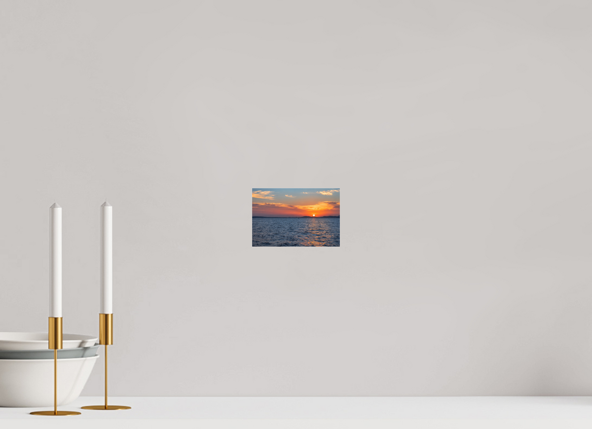 15 x 10 cm, Photo Print Under Acrylic Glass Mediterranean Afterglow – Mallorca