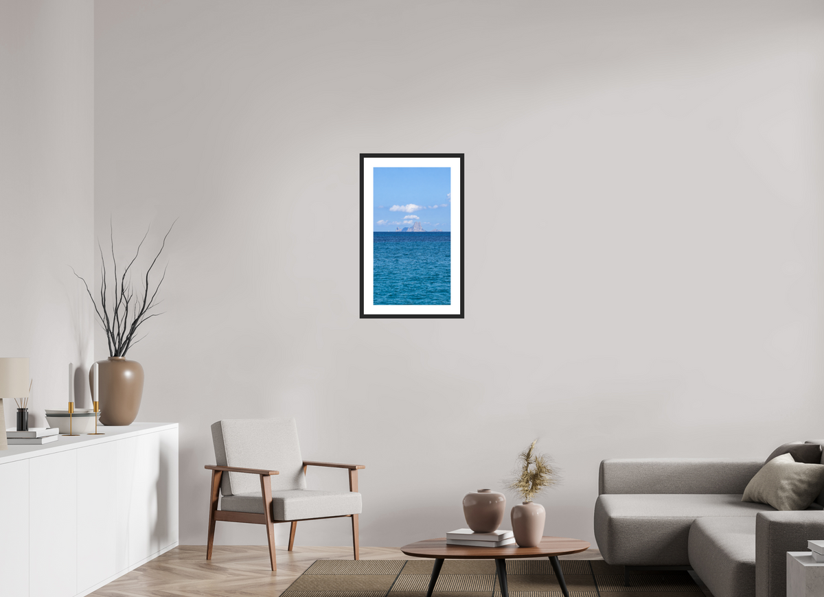 40 x 70,5 cm, Fineartprint im Rahmen - schwarz Beyond the Blue