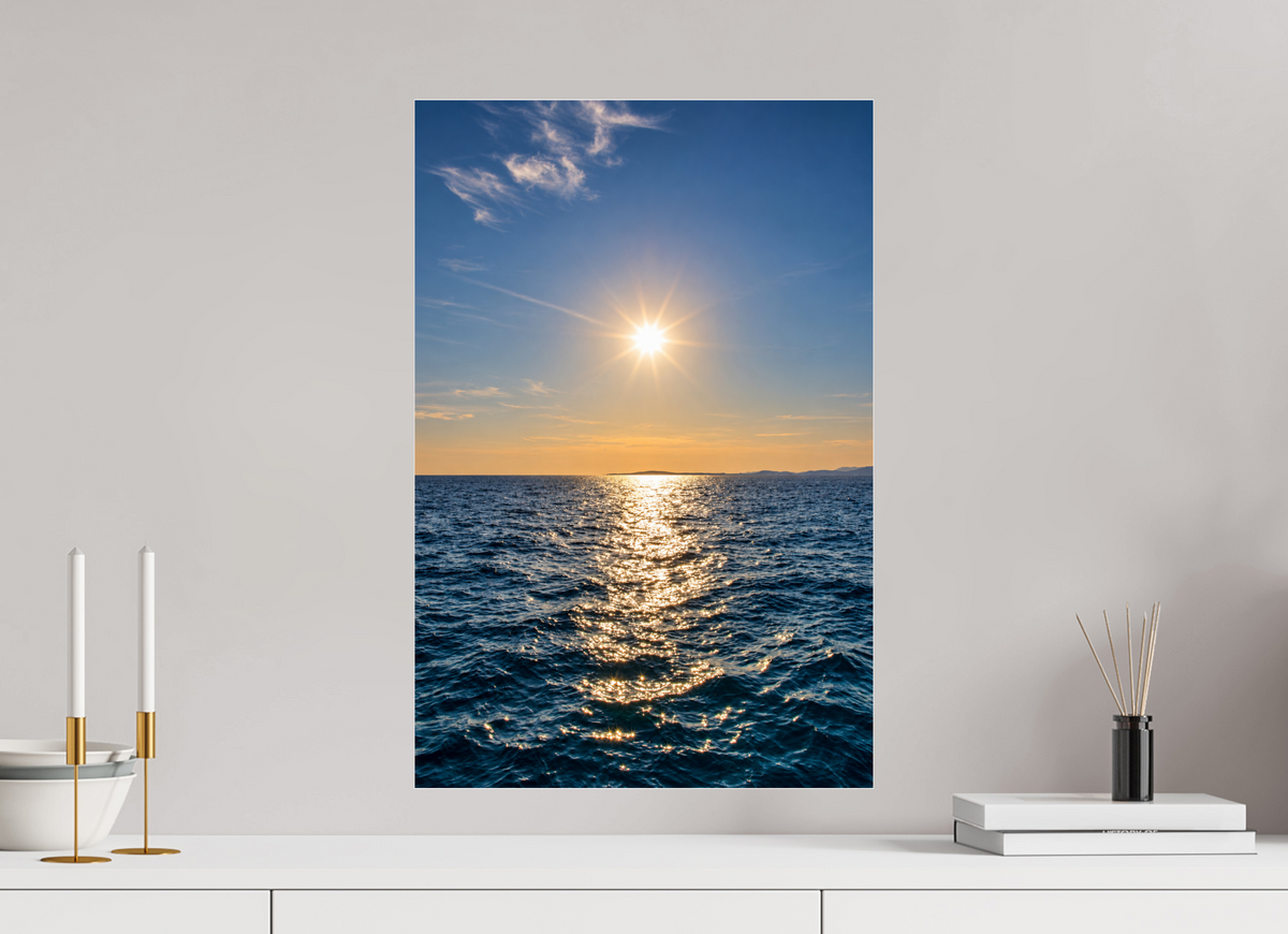 40 x 60 cm, Photo Print Under Acrylic Glass Path of Light