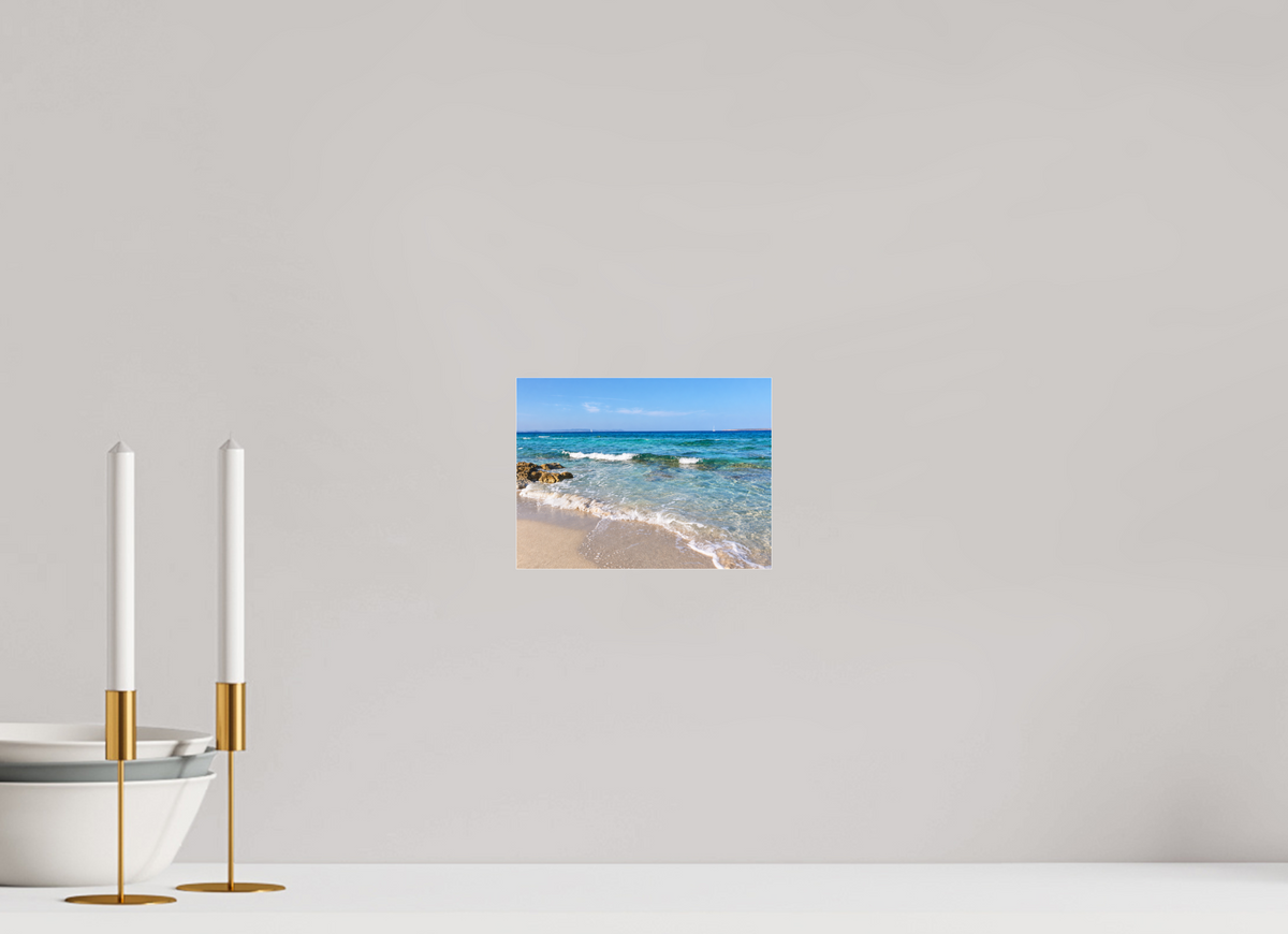 20 x 15 cm, Photo Print Under Acrylic Glass Turquoise Whispers